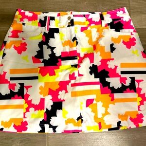 Vibrant Floral Women's Size 6 Slazenger Golf Skort